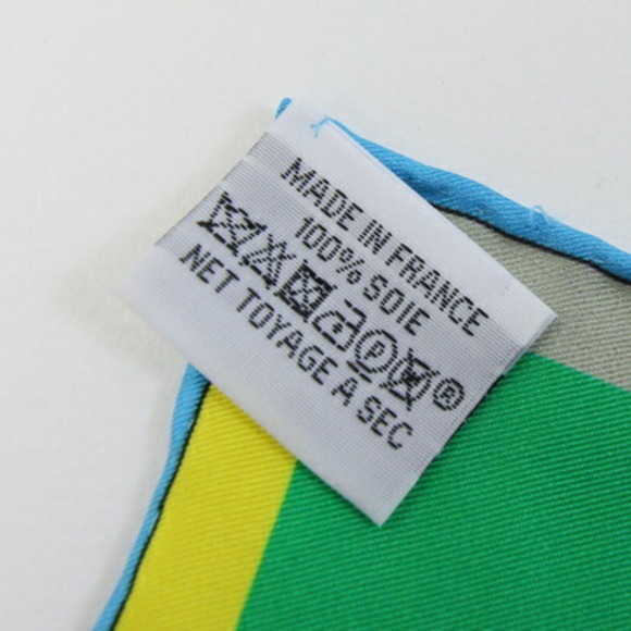 HERMES Authentic White Silk Scarf - Picture 6 of 6